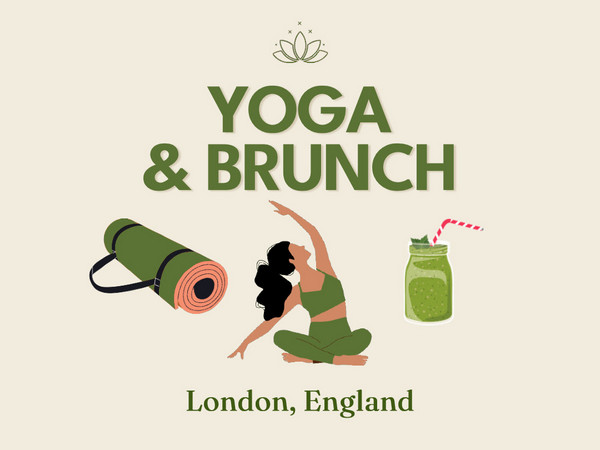 Yoga Brunch Event London Title