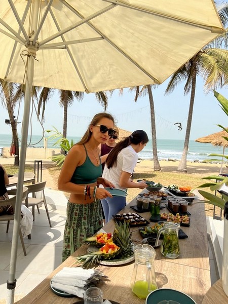 Yoga Brunch in Gambia West Africa