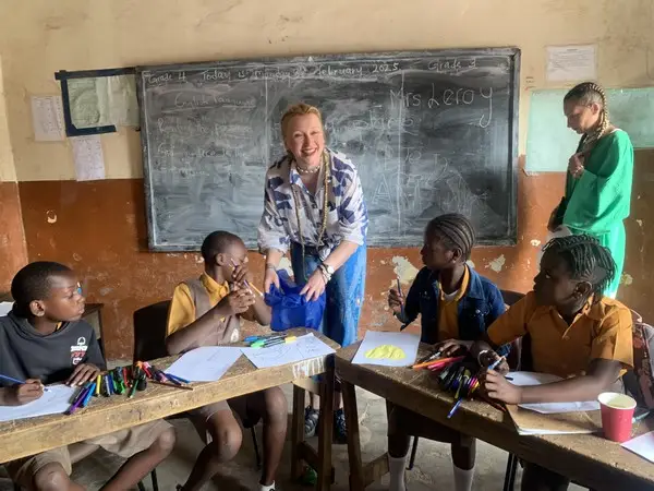 Charity Art Therapy Cultural Yoga Retreat in The Gambia